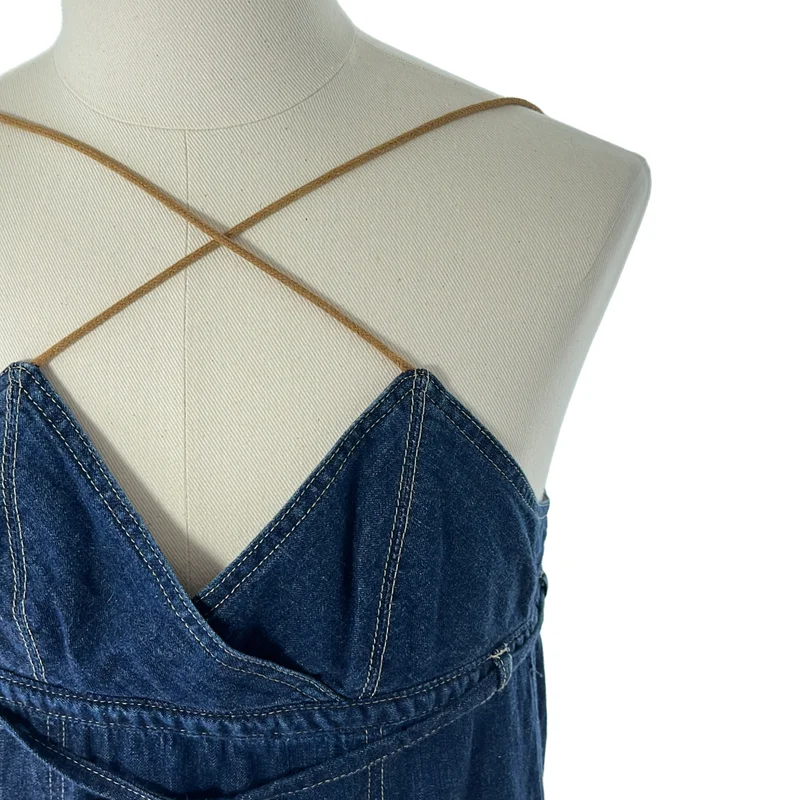 NOWOS / ノーウォス | Denim onepiece / デニムワンピース | S | レディース