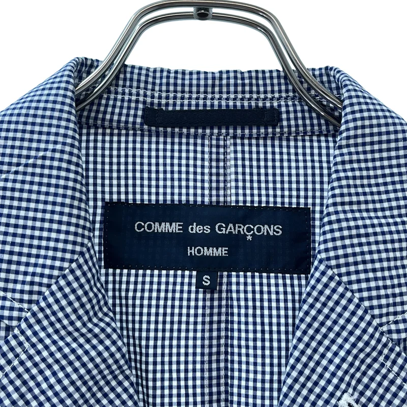 COMME des GARCONS HOMME / コムデギャルソンオム | 2011SS | コットン チェック テーピング テーラードジャケット | S | メンズ