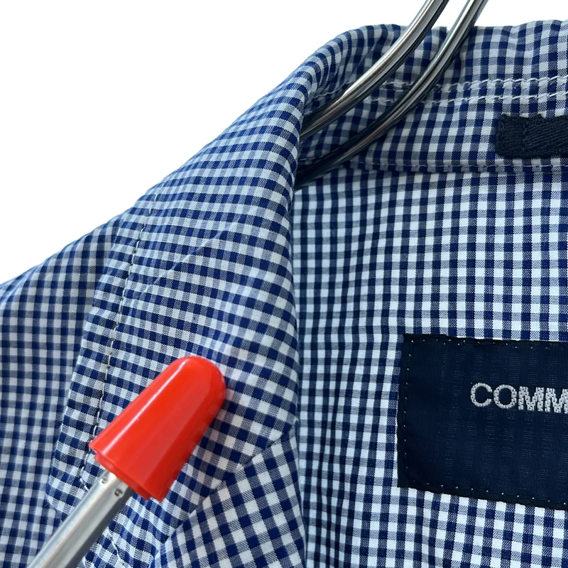 COMME des GARCONS HOMME / コムデギャルソンオム | 2011SS | コットン チェック テーピング テーラードジャケット | S | メンズ