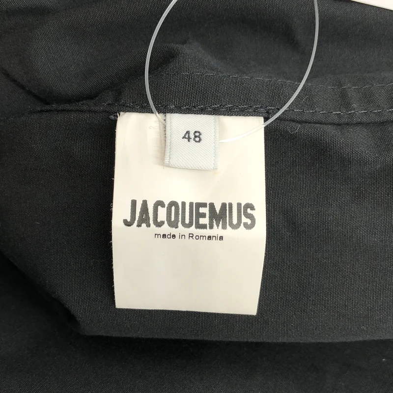 JACQUEMUS / ジャックムス | ドッキング レイヤード ロゴ シングルブレスト ジャケット | 48 | メンズ