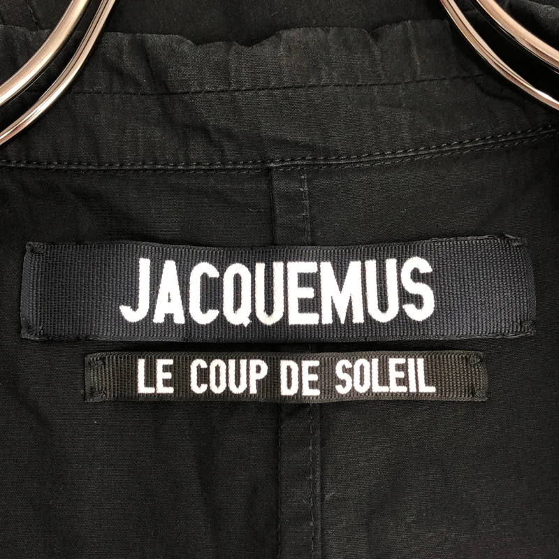 JACQUEMUS / ジャックムス | ドッキング レイヤード ロゴ シングルブレスト ジャケット | 48 | メンズ
