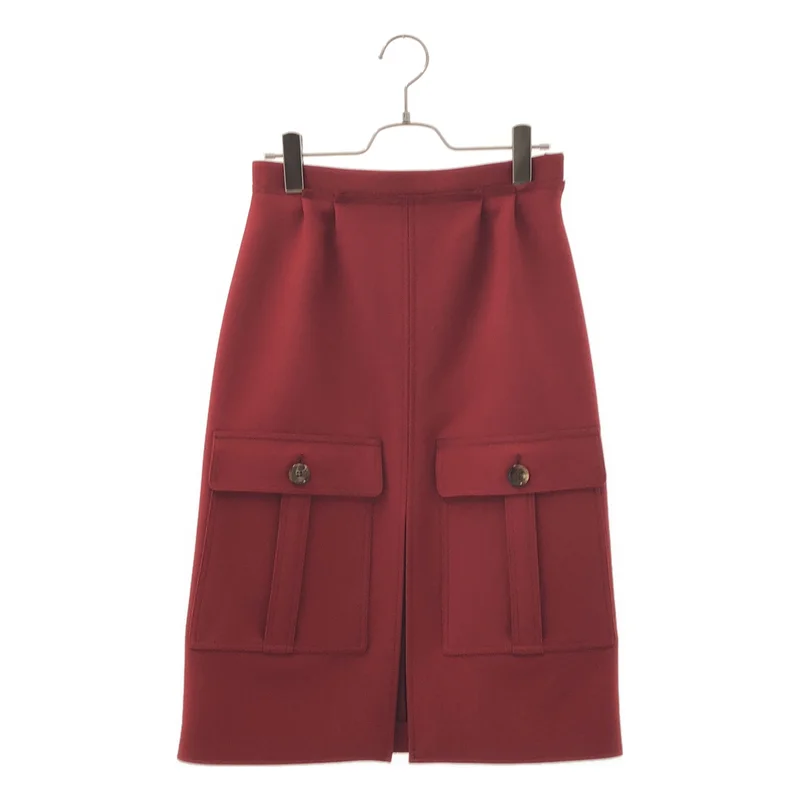 Chloe / クロエ | ウール混 ワイドポケット スカート | 36 | レディース