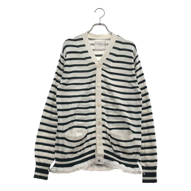 sacai / サカイ | ボーダー カーディガン 18-01642M | 1 | メンズ