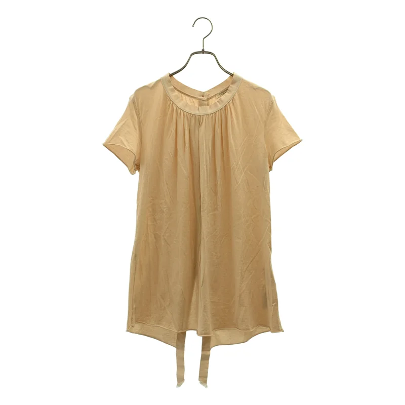 SEMI COUTURE / セミクチュール | バックボタン ギャザー トップス | S | レディース