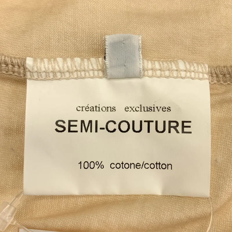 SEMI COUTURE / セミクチュール | バックボタン ギャザー トップス | S | レディース