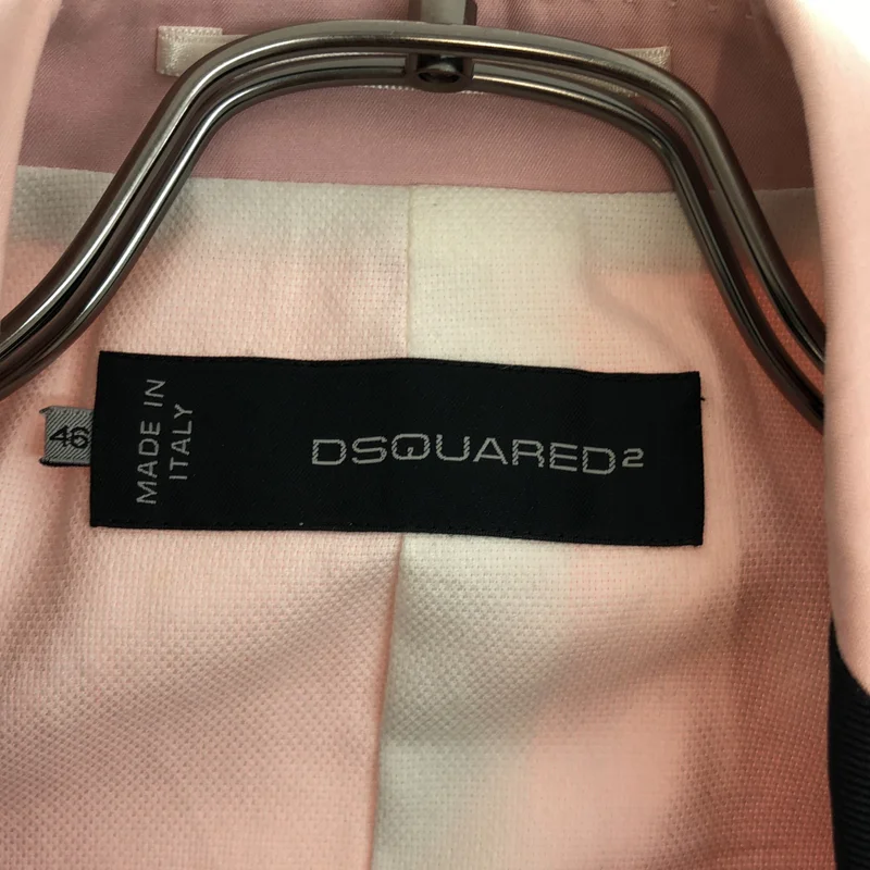 DSQUARED2 / ディースクエアード | コットン シルク ピークドラペル テーラードジャケット | 46 | メンズ