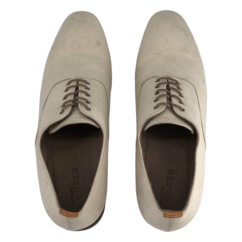 ALEXANDER MCQUEEN / アレキサンダーマックイーン | キャンバス オックスフォードシューズ | 41 | メンズ