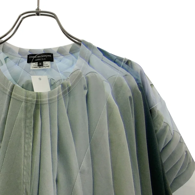 COMME des GARCONS HOMME PLUS / コムデギャルソンオムプリュス | 2024SS | ポリエステル 転写 総柄 パッチ Tシャツ カットソー | M | メンズ