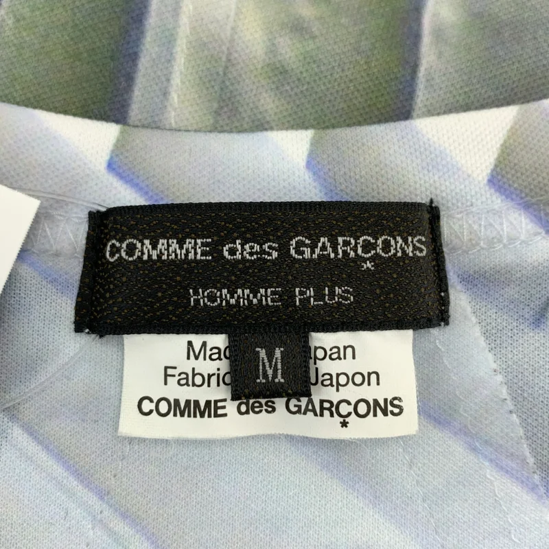 COMME des GARCONS HOMME PLUS / コムデギャルソンオムプリュス | 2024SS | ポリエステル 転写 総柄 パッチ Tシャツ カットソー | M | メンズ