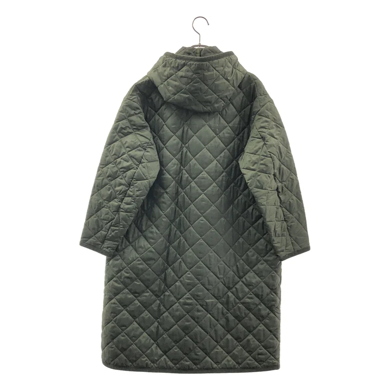 LAVENHAM / ラベンハム | フーディ キルティング コート | 36 | レディース