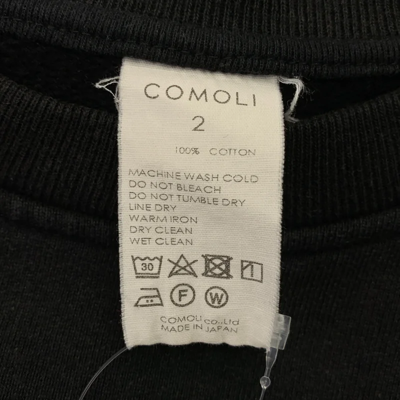 COMOLI / コモリ | コットン裏毛 クルーネック スウェット | 2 | メンズ