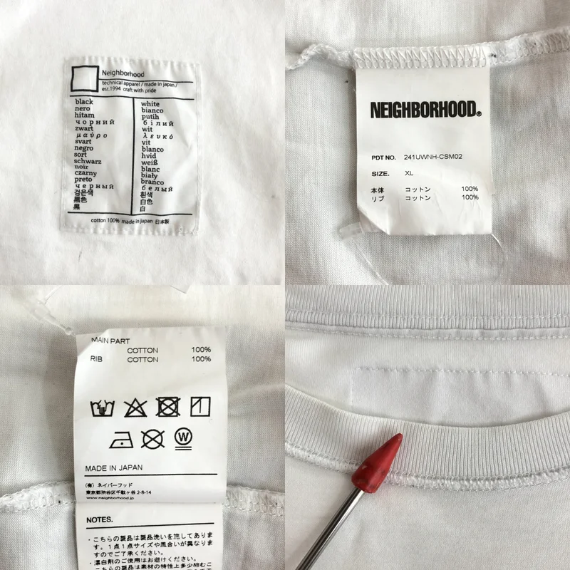 NEIGHBORHOOD / ネイバーフッド | 2024SS | BW . CREWNECK LS / クルーネック ロングスリーブTシャツ | XL | メンズ