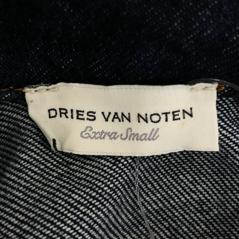 DRIES VAN NOTEN / ドリスヴァンノッテン | コットン デニム ロング プルオーバーシャツ | XS | レディース