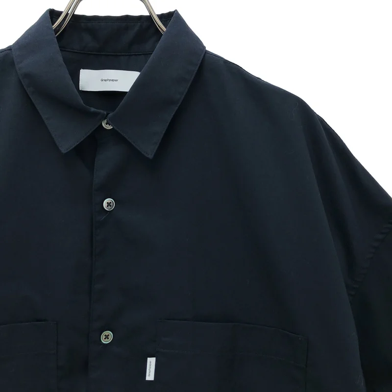 Graphpaper / グラフペーパー | Solotex Twill S/S Oversized Box Shirt ソロテックス 半袖シャツ | ONE | メンズ