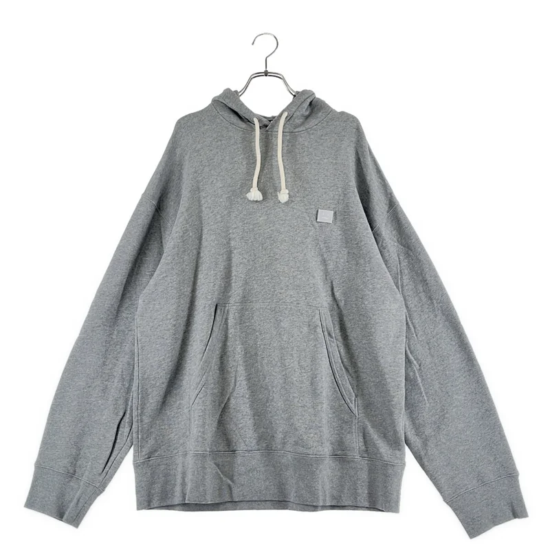 Acne Studios / アクネストゥディオズ | Face Patch Logo Hooded Sweatshirt / フェイス ロゴ オーバーシルエット スウェット フーディ | S | メンズ