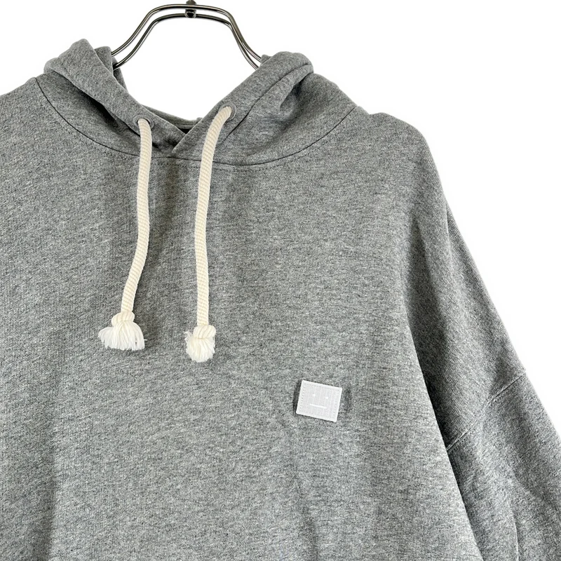 Acne Studios / アクネストゥディオズ | Face Patch Logo Hooded Sweatshirt / フェイス ロゴ オーバーシルエット スウェット フーディ | S | メンズ