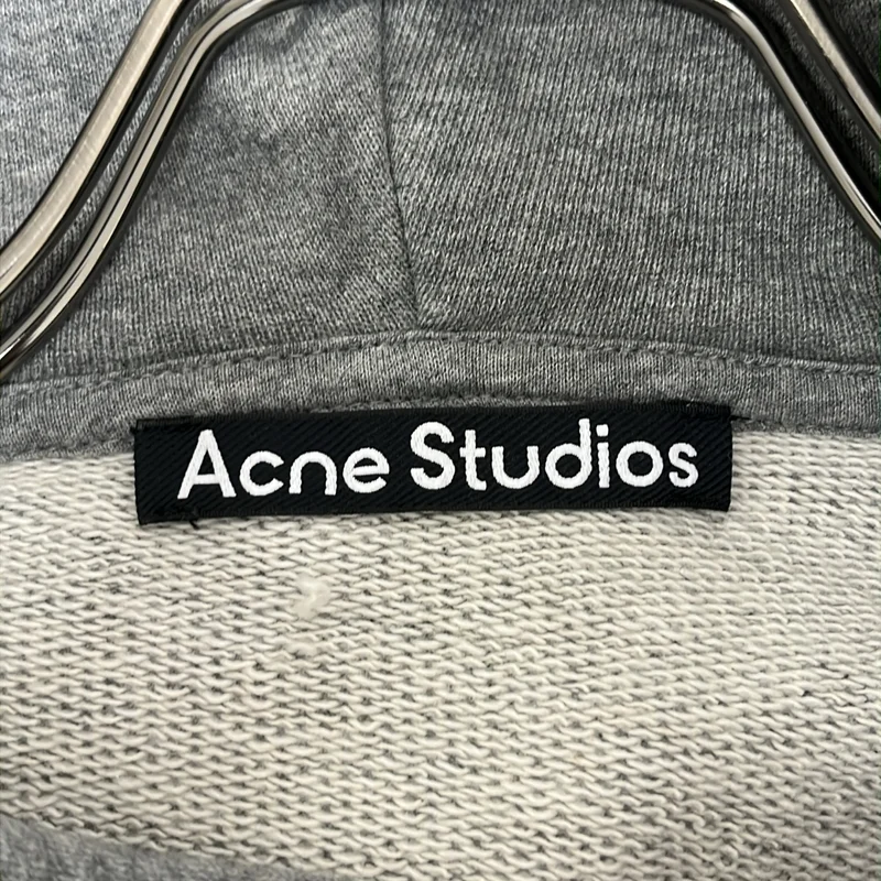 Acne Studios / アクネストゥディオズ | Face Patch Logo Hooded Sweatshirt / フェイス ロゴ オーバーシルエット スウェット フーディ | S | メンズ