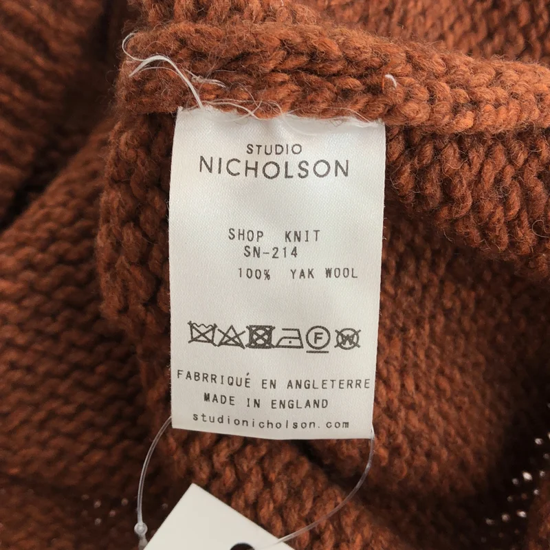 Studio Nicholson / スタジオニコルソン | Vネック ニット_長袖 | 0 | レディース