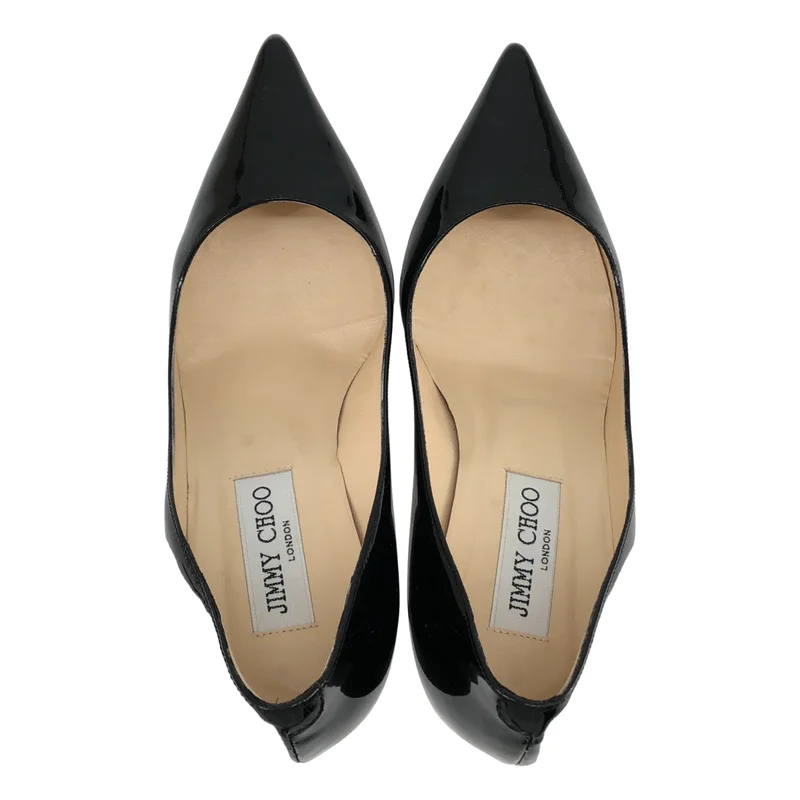 JIMMY CHOO / ジミーチュウ | パテントレザー ヒールパンプス | 24 | レディース