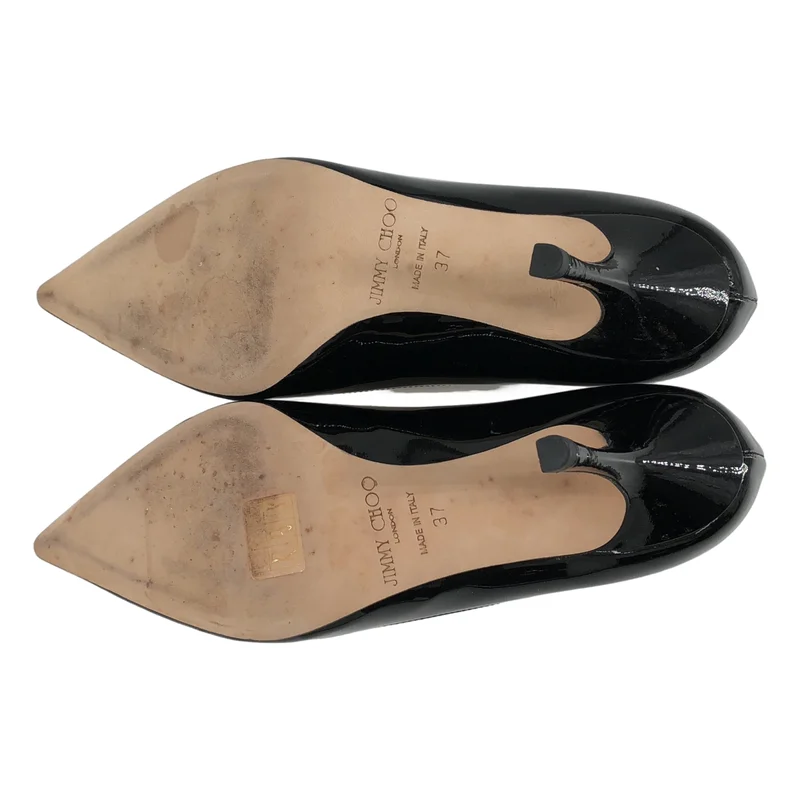 JIMMY CHOO / ジミーチュウ | パテントレザー ヒールパンプス | 24 | レディース