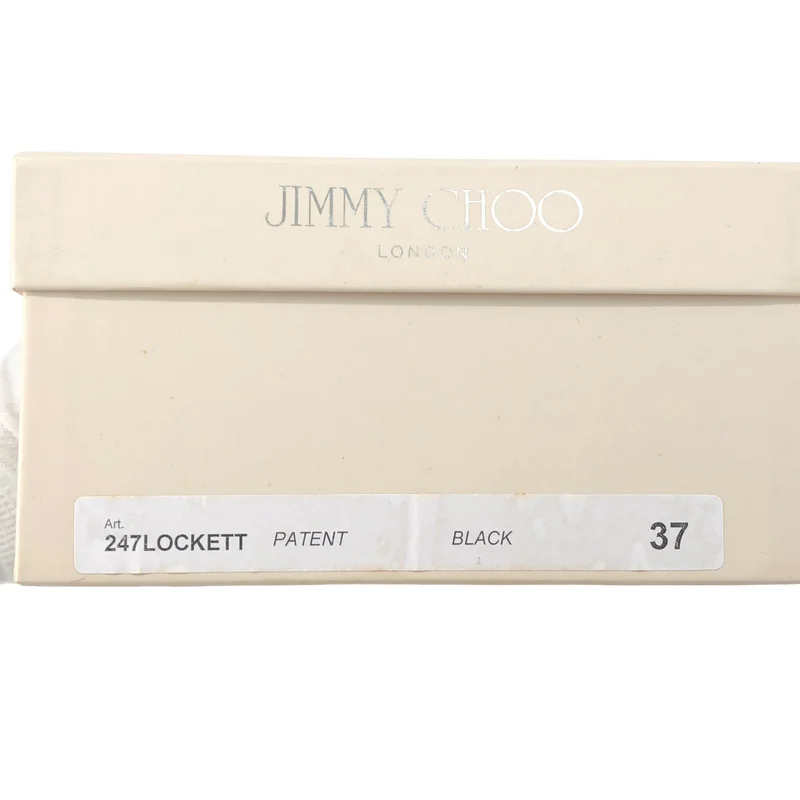 JIMMY CHOO / ジミーチュウ | パテントレザー ヒールパンプス | 24 | レディース