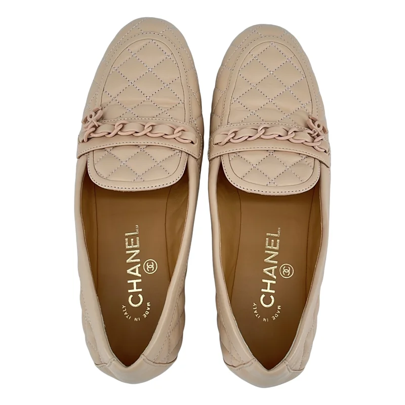CHANEL / シャネル | キルティング マトラッセ ココマークチェーン パンプス | 37 1/2 | レディース