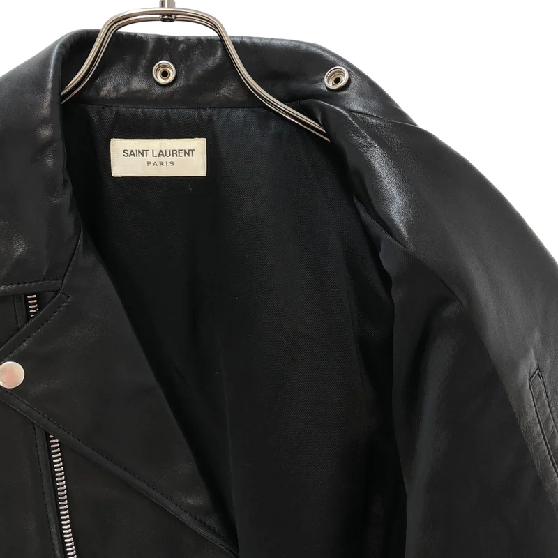 SAINT LAURENT PARIS / サンローランパリ | L01 ラムレザー クラシック モーターサイクル ライダースジャケット | 44 | メンズ