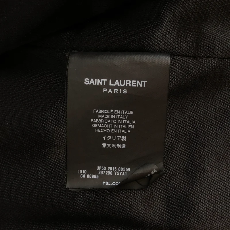 SAINT LAURENT PARIS / サンローランパリ | L01 ラムレザー クラシック モーターサイクル ライダースジャケット | 44 | メンズ