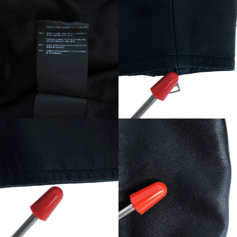 SAINT LAURENT PARIS / サンローランパリ | L01 ラムレザー クラシック モーターサイクル ライダースジャケット | 44 | メンズ
