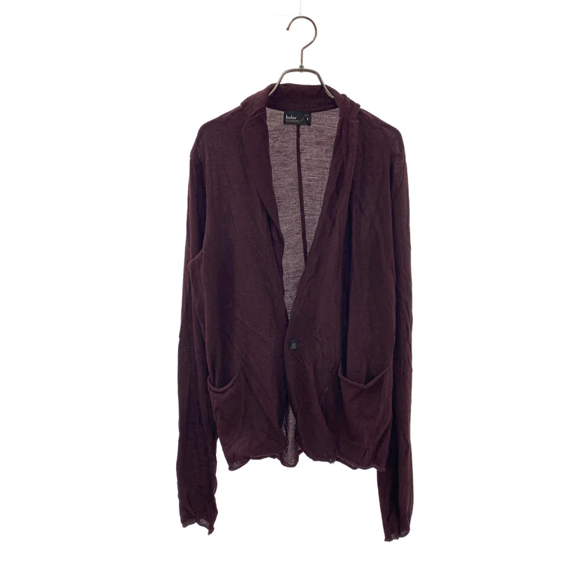 kolor / カラー | Nylon Covering 1B Jacket Cardigan / ニット カーディガン ジャケット | 1 | メンズ