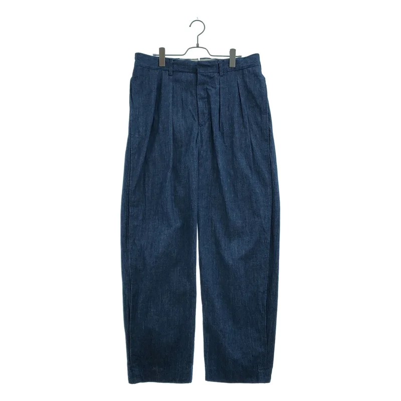 NICENESS / ナイスネス | 2024AW | RANDY Flying V Trousers / 2タック デニムパンツ | L | メンズ