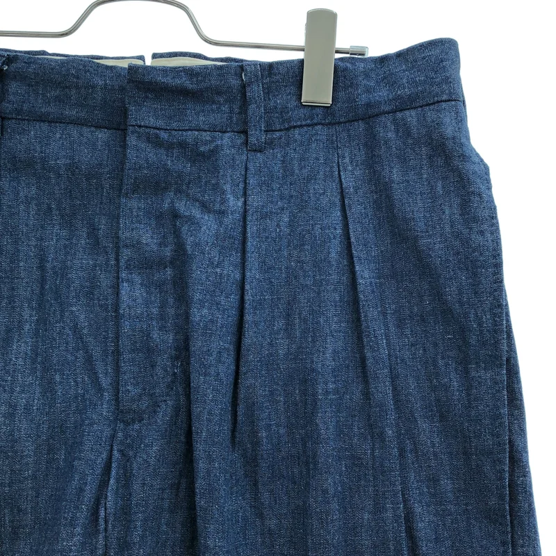 NICENESS / ナイスネス | 2024AW | RANDY Flying V Trousers / 2タック デニムパンツ | L | メンズ