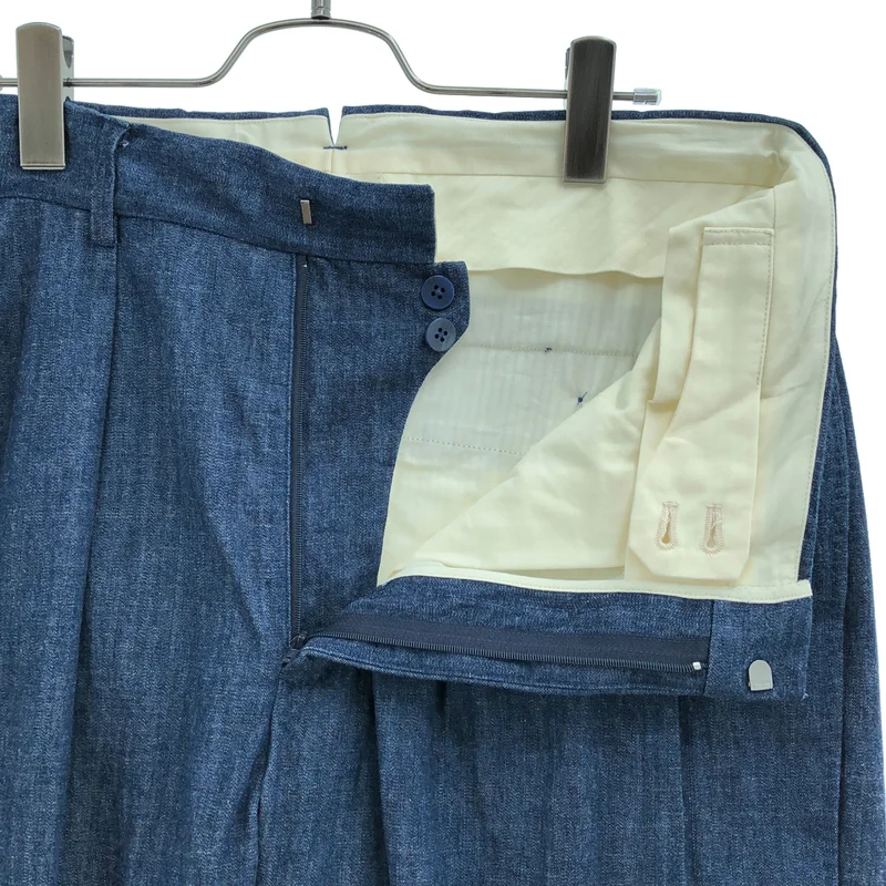 NICENESS / ナイスネス | 2024AW | RANDY Flying V Trousers / 2タック デニムパンツ | L | メンズ