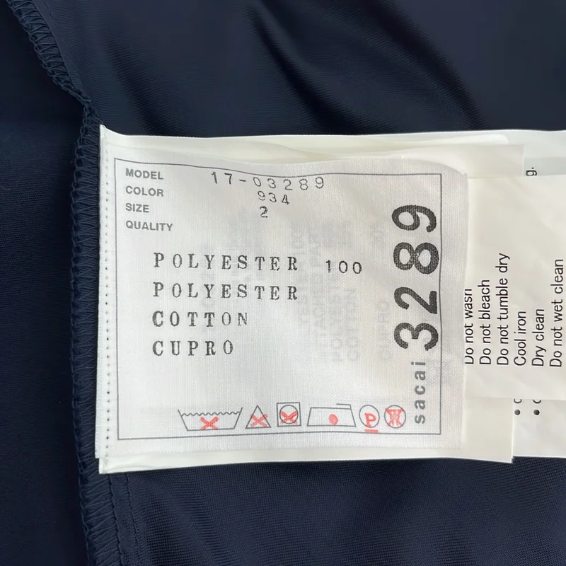 sacai / サカイ | 異素材切替 プリーツ ノースリーブ ブラウス | 2 | レディース