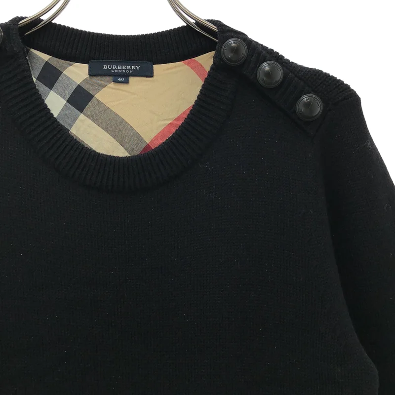 BURBERRY LONDON / バーバリーロンドン | ニット ワンピース B1J81-449-09 | 40 | レディース