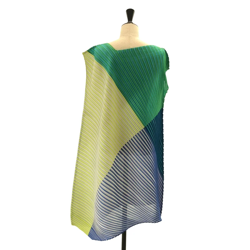 PLEATS PLEASE ISSEY MIYAKE / プリーツプリーズイッセイミヤケ | 変形 オーバーシルエット ドレス ワンピース | 5 | レディース