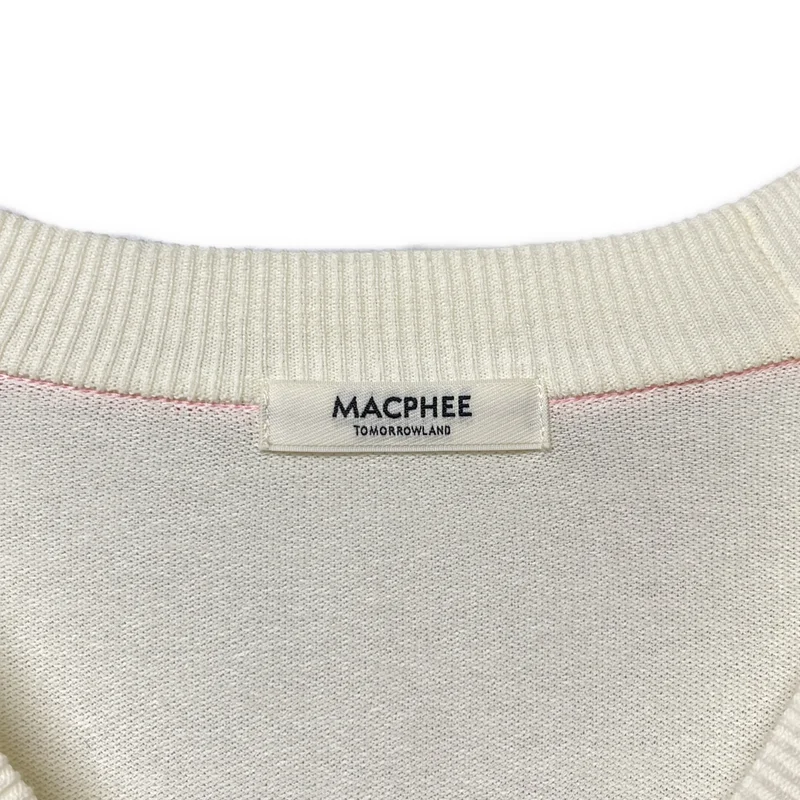 Tomorrowland MACPHEE / トゥモローランドマカフィー | ドライコットン Vネック カーディガン | S | レディース