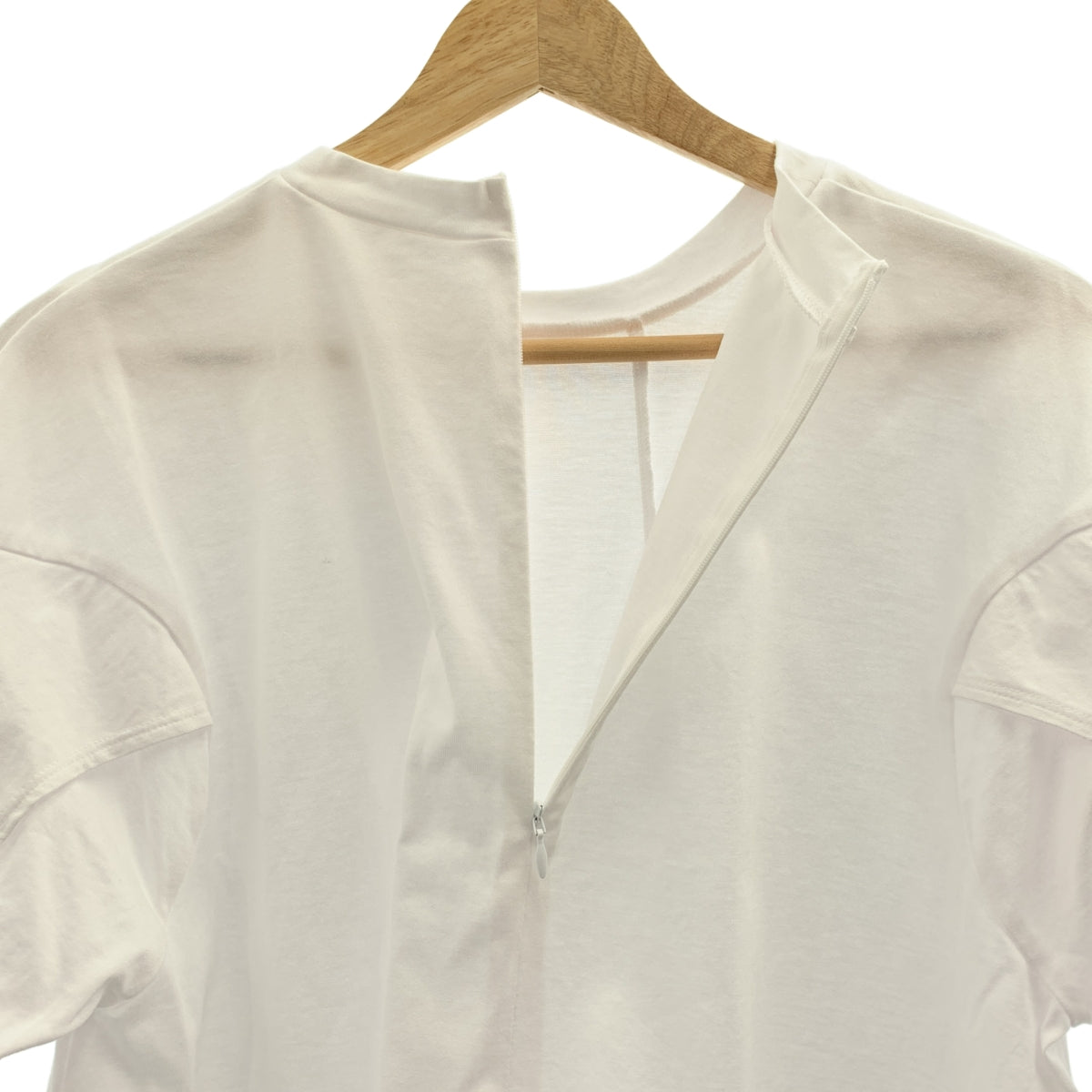 ENFOLD / エンフォルド | 2024SS | UPPER-ARM HIDDEN T-SHIRT ダブルスリーブ Aライン カットソー | 38 | ホワイト | レディース ENFOLD / エンフォルド | 2024SS | UPPER-ARM HIDDEN T-SHIRT ダブル