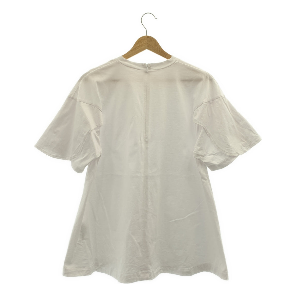 ENFOLD / エンフォルド | 2024SS | UPPER-ARM HIDDEN T-SHIRT ダブルスリーブ Aライン カットソー | 38 | ホワイト | レディース ENFOLD / エンフォルド | 2024SS | UPPER-ARM HIDDEN T-SHIRT ダブル