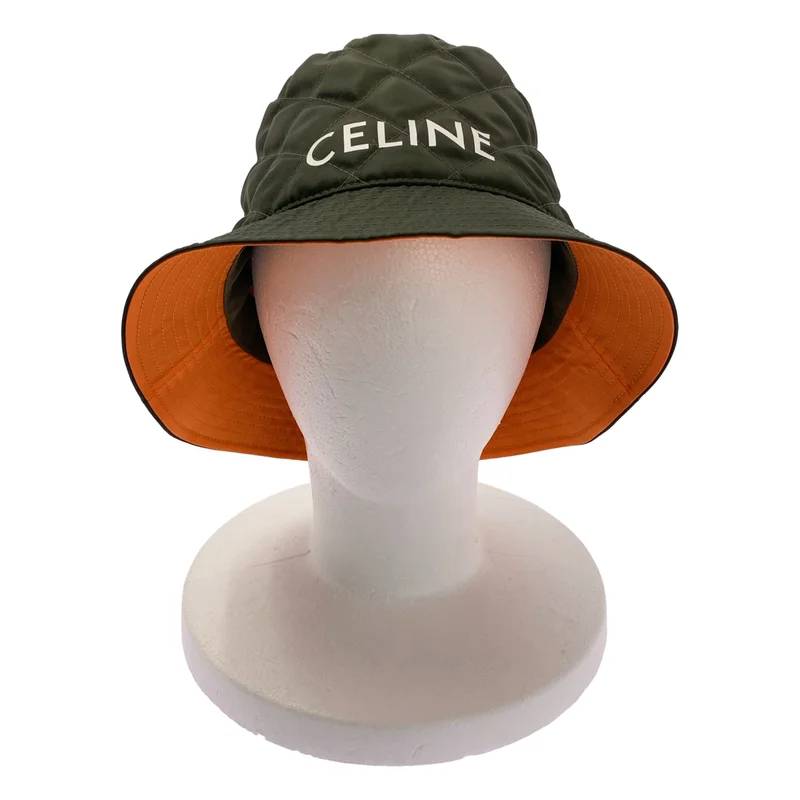 CELINE バケハ　キルティング CELINE / セリーヌ | キルティング ロゴ バケットハット | M | その他
