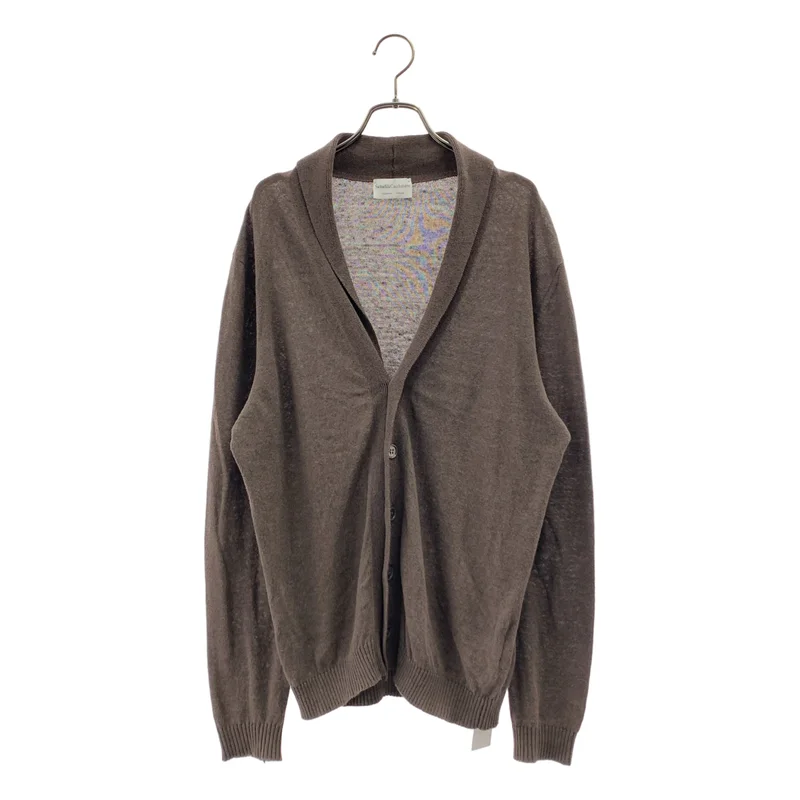 Settefili Cashmere  / セッテフィーリカシミア | リネン コットン ショールカラー ニット カーディガン | M | メンズ