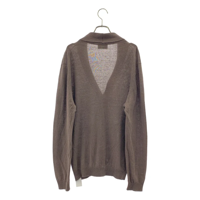 Settefili Cashmere  / セッテフィーリカシミア | リネン コットン ショールカラー ニット カーディガン | M | メンズ