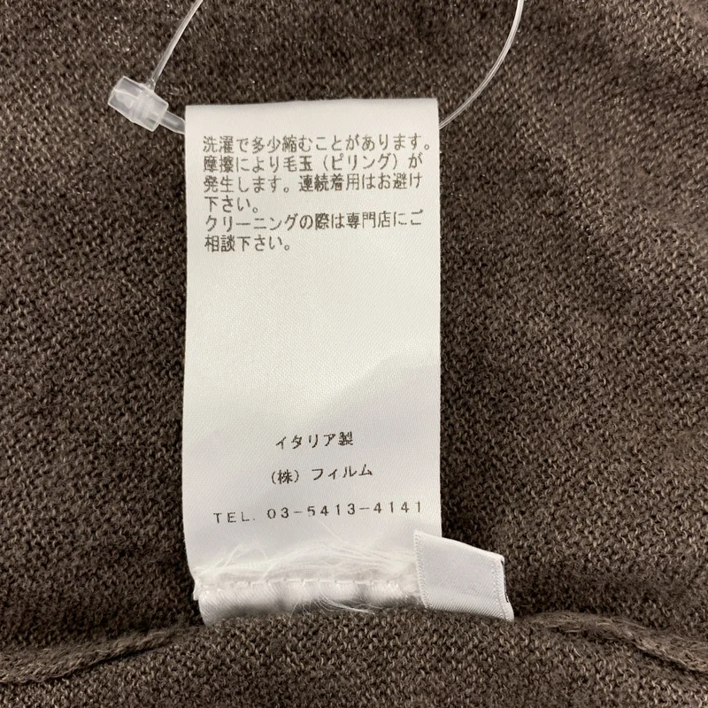 Settefili Cashmere  / セッテフィーリカシミア | リネン コットン ショールカラー ニット カーディガン | M | メンズ