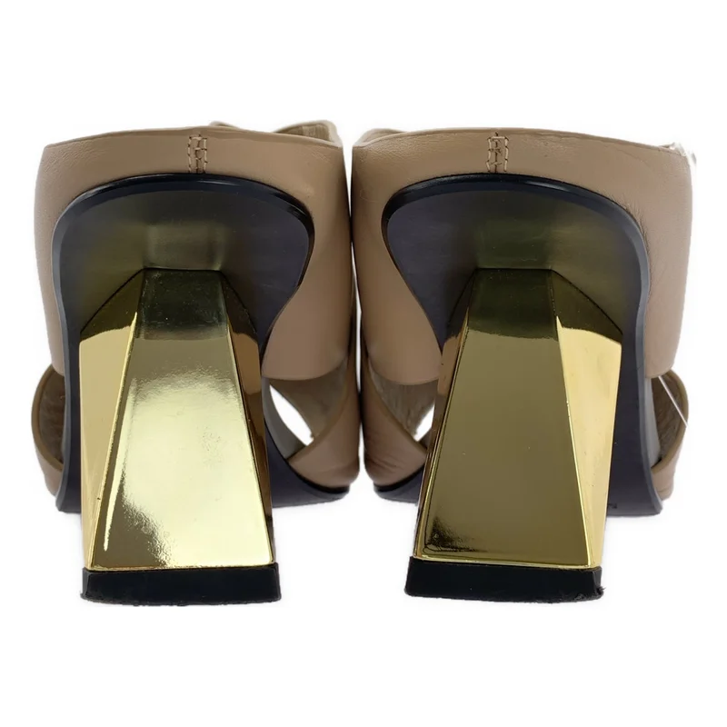 UNITED NUDE / ユナイテッドヌード | レザー クロス サンダル | 40 | レディース