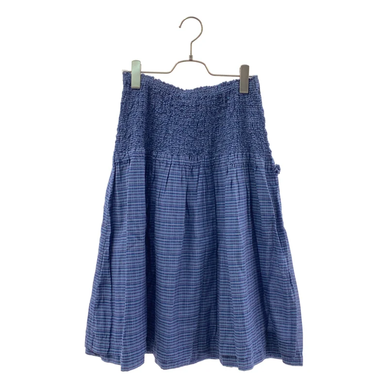 me ISSEY MIYAKE / ミーイッセイミヤケ | シワ加工 切替 チェック スカート |