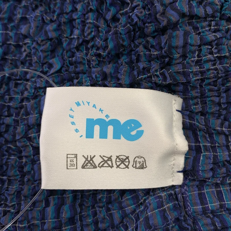 me ISSEY MIYAKE / ミーイッセイミヤケ | シワ加工 切替 チェック スカート |