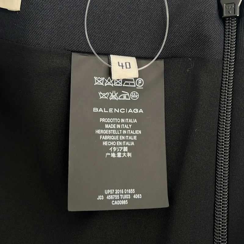 BALENCIAGA / バレンシアガ | ウール タック フレア ロングスカート | 40 | レディース