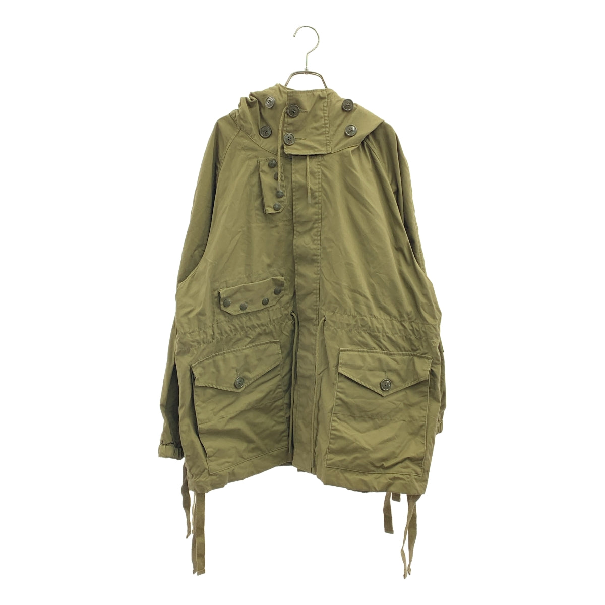 HYKE / ハイク | N/C MILITARY JACKET / ミリタリー ベンタイルスモックジャケット | 3 | カーキ | メンズ HYKE / ハイク | N/C MILITARY JACKET / ミリタリー ベンタイル