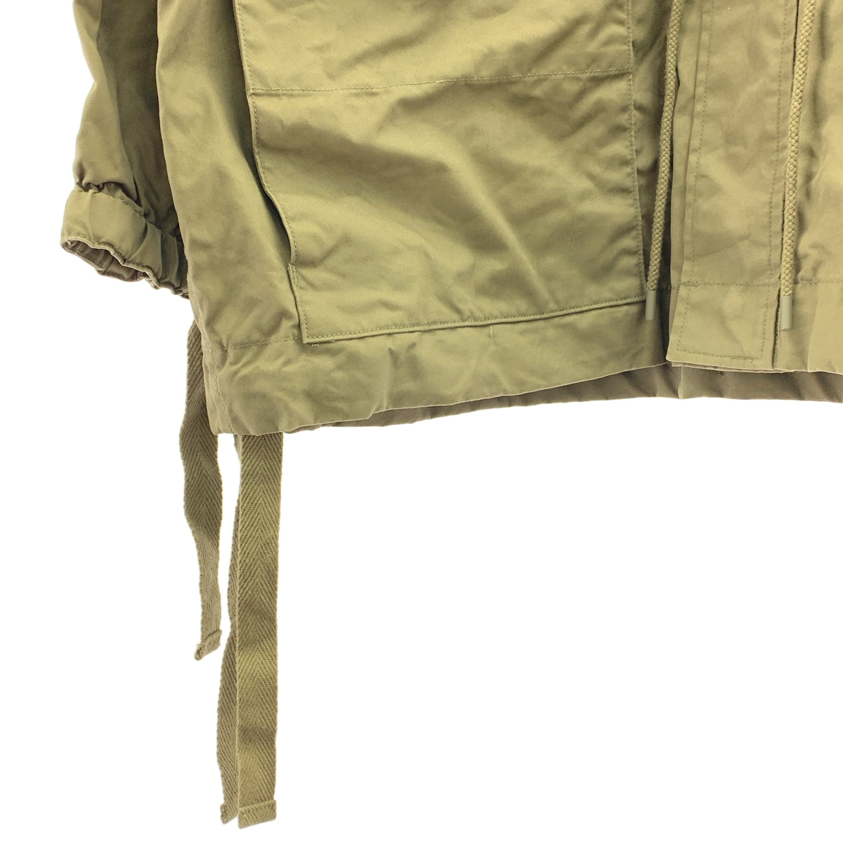HYKE / ハイク | N/C MILITARY JACKET / ミリタリー ベンタイル