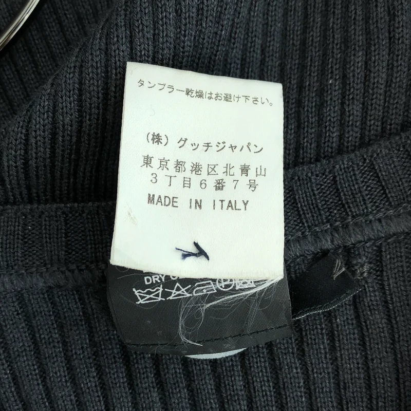GUCCI / グッチ | Vネック スカーフ ニットベスト | M | メンズ